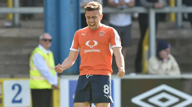 Luton celebrate