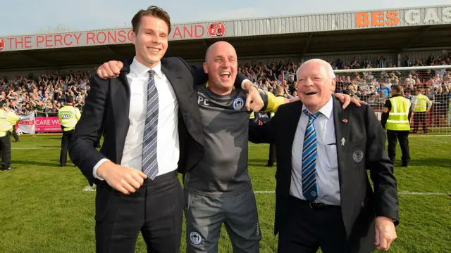 Wigan celebrate