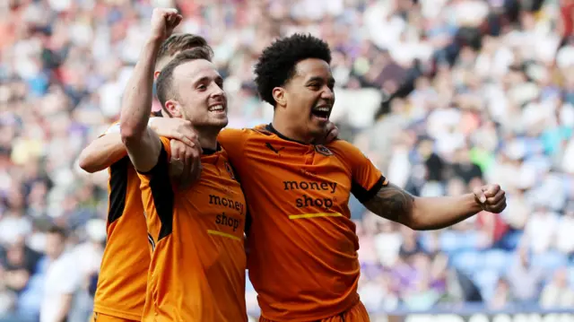 Wolves celebrate