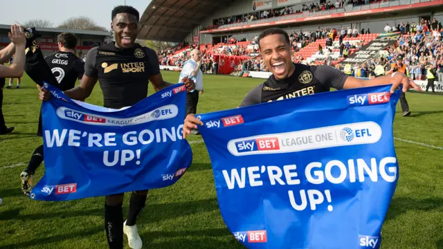 Wigan celebrate