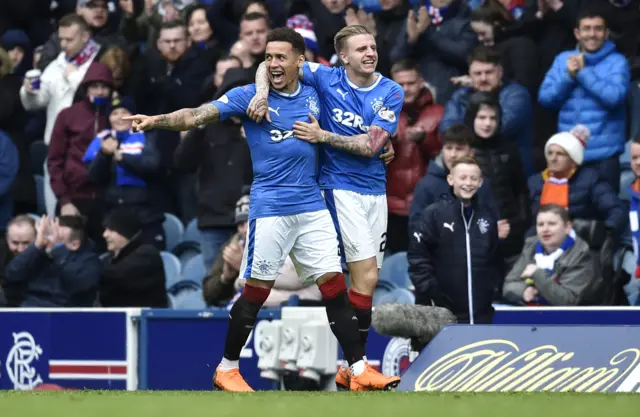 Rangers celebrate