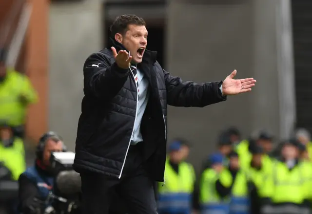 Rangers manager Graeme Murty