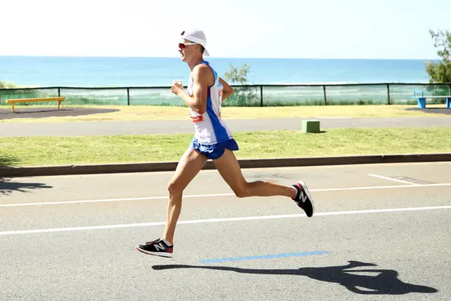 Callum Hawkins in action during the 2018 Commonwealth Games