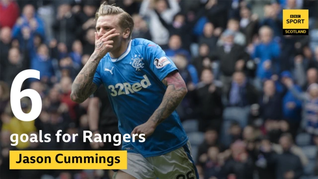 Rangers forward Jason Cummings