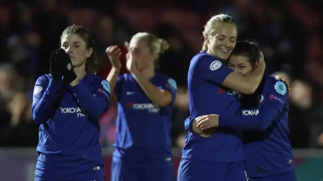 Chelsea Ladies celebrate