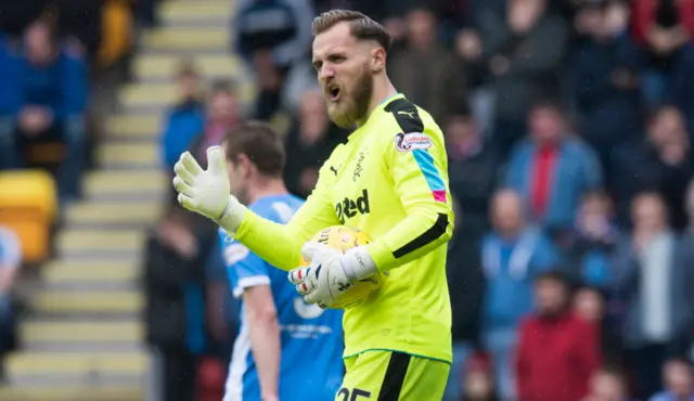 Jak Alnwick gets a rare league start for Rangers