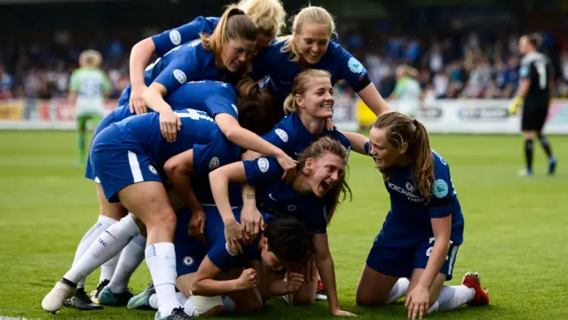 Chelsea celebrate