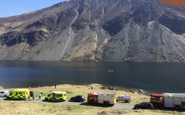 Scene of Wastwater rescue