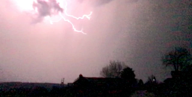 Lightning over Lazonby