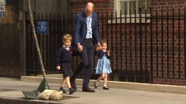 Prince George, Prince William and Princess Charlotte