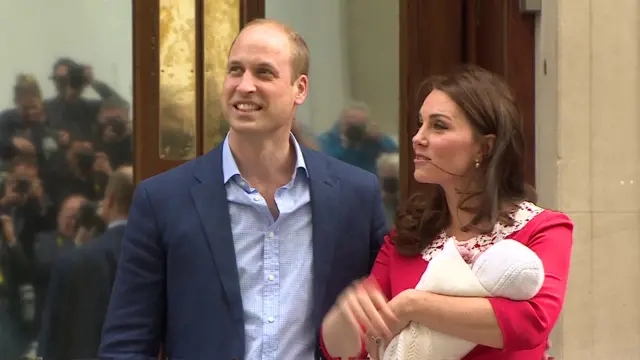 Duke and Duchess of Camrbdieg with third child