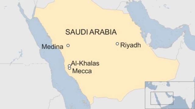 map  of Saudi Arabia