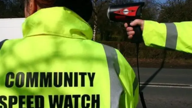 Community Speed Watch volunteers