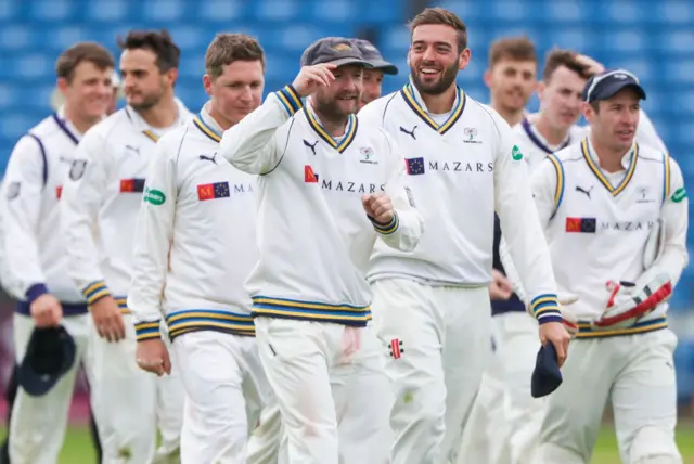 Yorkshire celebrate