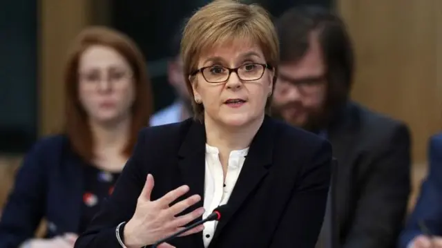 Nicola Sturgeon at committee