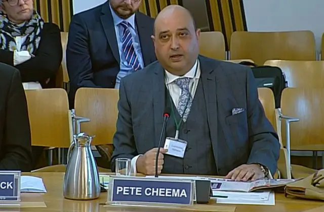 Pete Cheema of the Scottish Grocers Federation