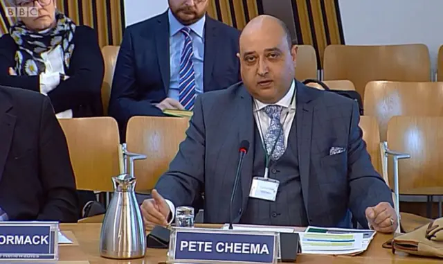 Pete Cheema of the Scottish Grocers Federation