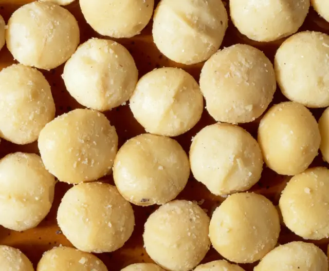 Salted macadamia nuts