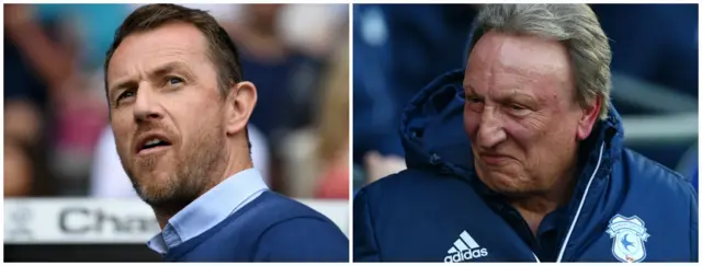 Gary Rowett (left) Neil Warnock (right)