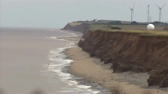 Withernsea coastline