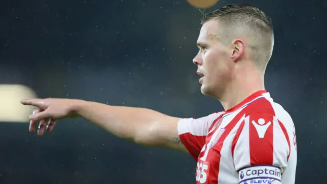 Stoke City captain Ryan Shawcross