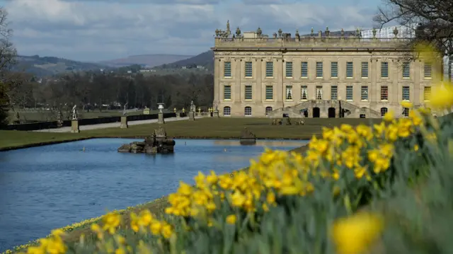 Chatsworth House and gardens