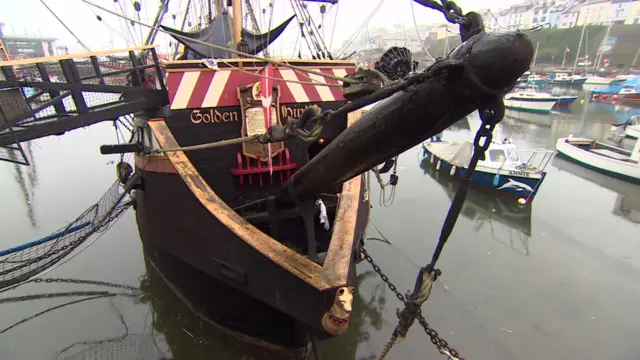 Brixham's Golden Hind replica