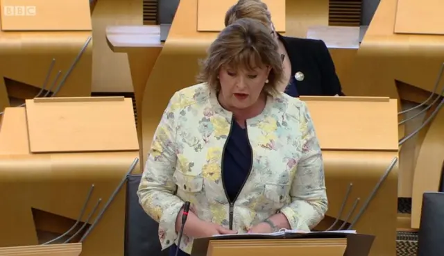 Culture Secretary Fiona Hyslop