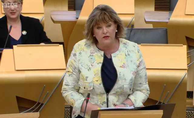 Culture Secretary Fiona Hyslop