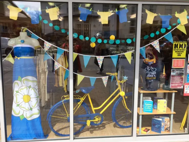 Colourful shop window