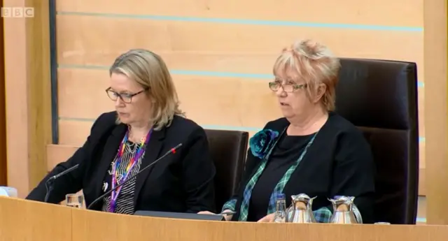 Deputy Presiding Officer Christine Grahame