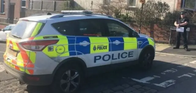 Police car in Walkley