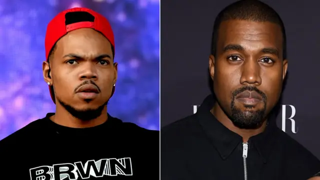 Chance the Rapper and Kanye West