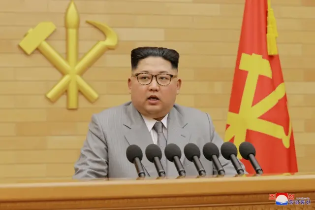 Kim Jong-un delivers New Year speech