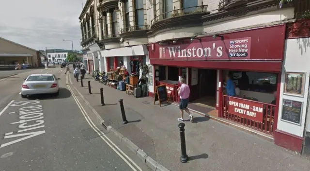 Winston's bar in Paignton