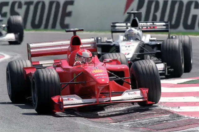 Michael Schumacher and Daivid Coulthard 2000