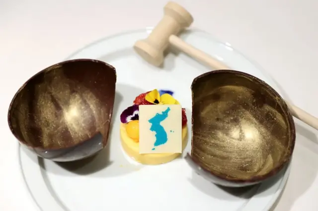 Dessert to be served to Korean leaders