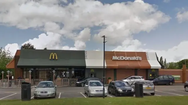 The McDonald's in Tamworth