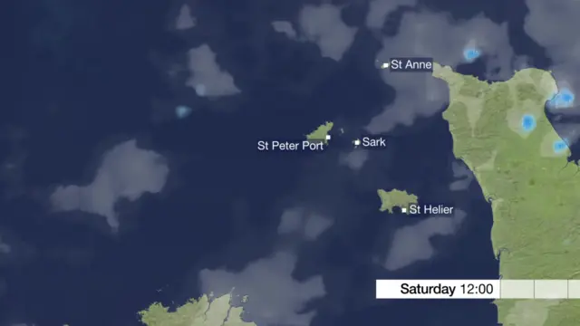 Weather in Jersey and Guernsey on Saturday