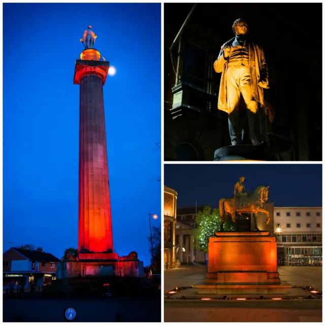 Lord Hills Column in Shrewsbury joined Coventry's Lady Godiva and Sir Rowland Hill in Kidderminster