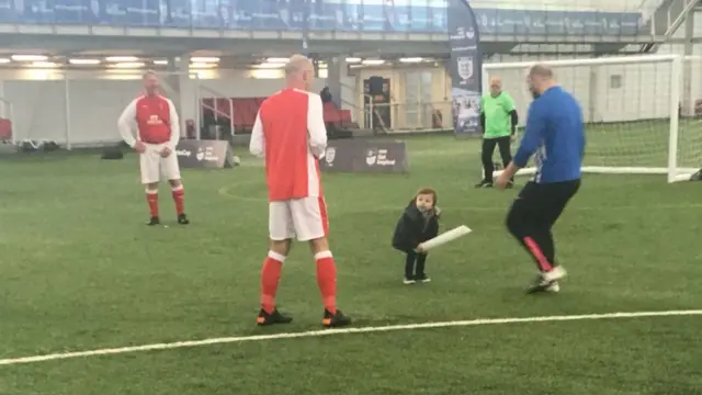 FA People's Cup pitch invader