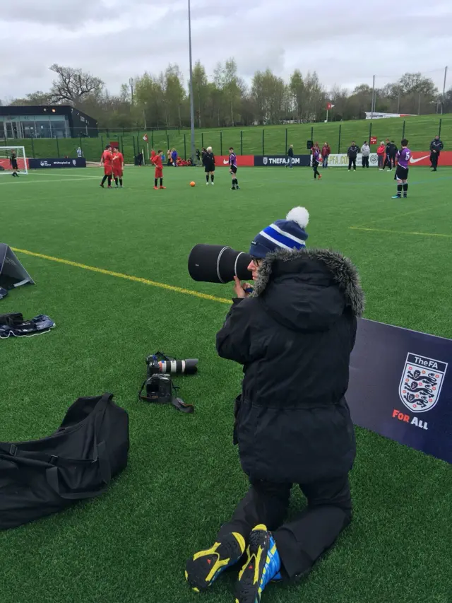 FA People's Cup photographer