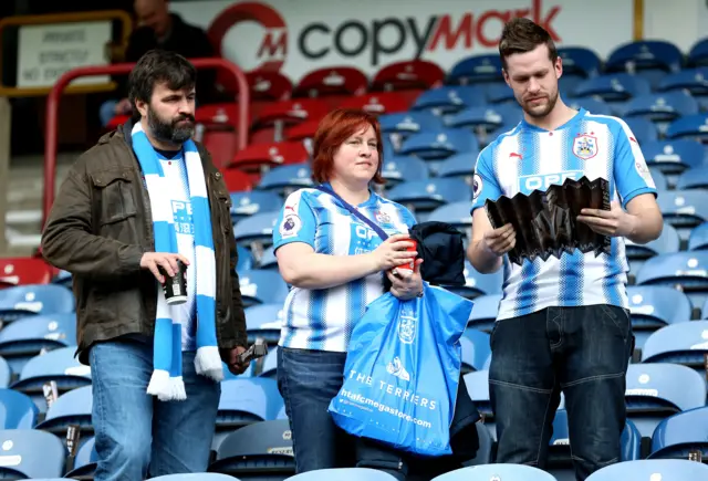 Huddersfield fans