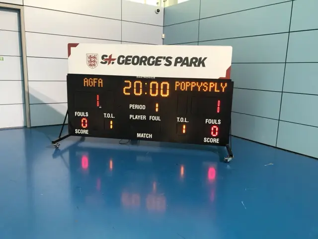 Futsal scoreboard