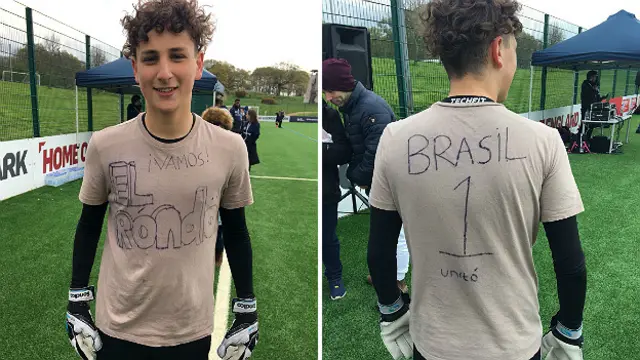 El Rondo goalkeeper at FA People's Cup