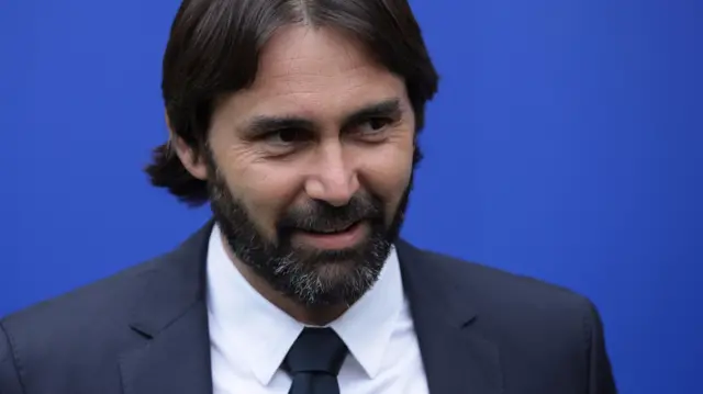 Olympique Lyonnias coach Reynald Pedros