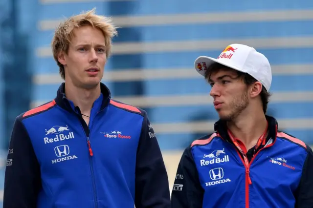 Brendon Hartley and Pierre Gasly