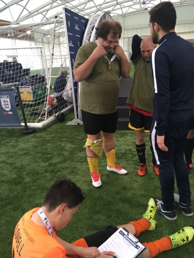 FA People's Cup medals for Westcliff United