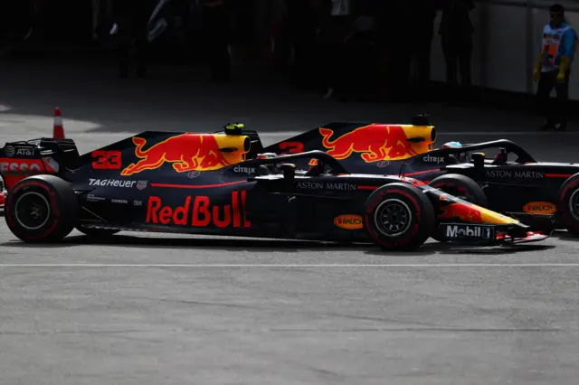 Max Verstappen and Daniel Ricciardo