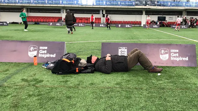 Asleep at St George's Park